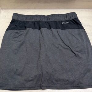 Columbia Gray and Black Mini Skirt